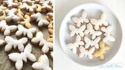 Sommerleckerei: selbst bemalte Schmetterlingskekse