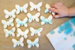 Sommerleckerei: selbst bemalte Schmetterlingskekse