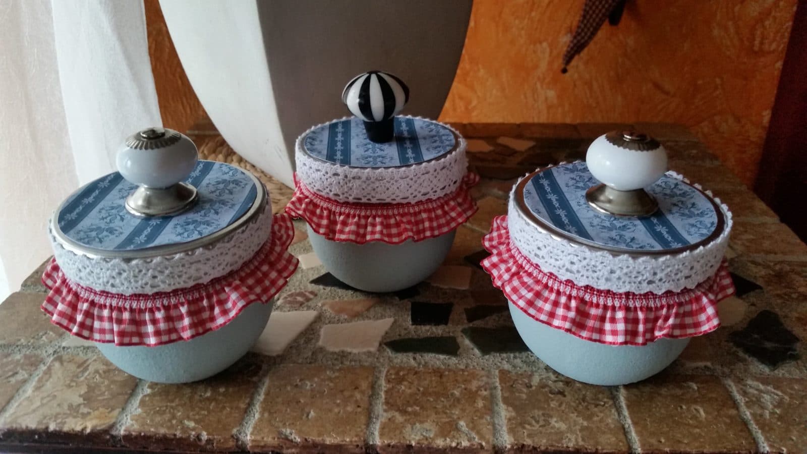 GLÜCK-Marmeladengläser in neuem Outfit/Upcycling