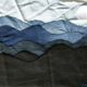 Art Quilt "Denim Stormy Sea"