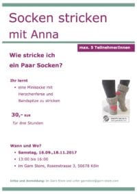 Socken stricken mit Anna