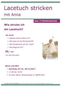 Lacetuch stricken mit Anna