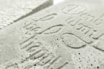 Beton giessen mit Mustern