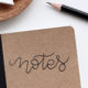 DIY Notizbücher mit Lettering-Cover