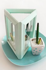 DIY TERRARIUM BASTELN AUS BILDERRAHMEN
