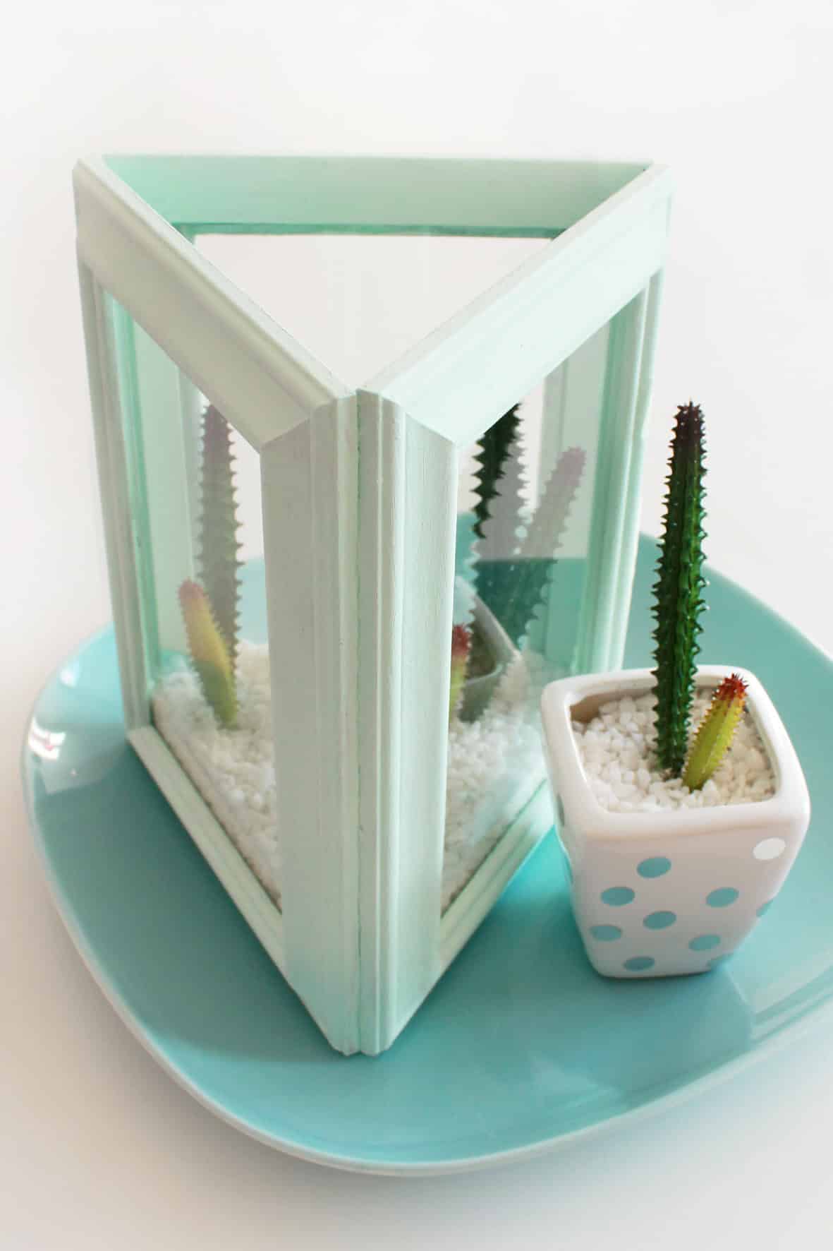 DIY TERRARIUM BASTELN AUS BILDERRAHMEN