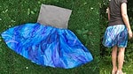 dünne Stoffe mit einer Rechts-Links-Naht versäubern