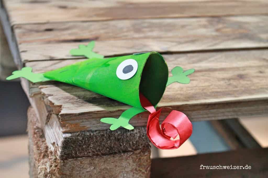 Kindergeburtstag: Froscheinladung selber basteln