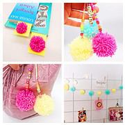 Sommer Deko mit Pompoms selber machen