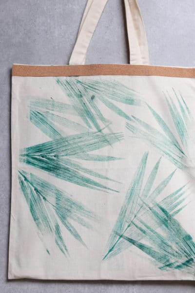 Tasche mit Botanikdruck