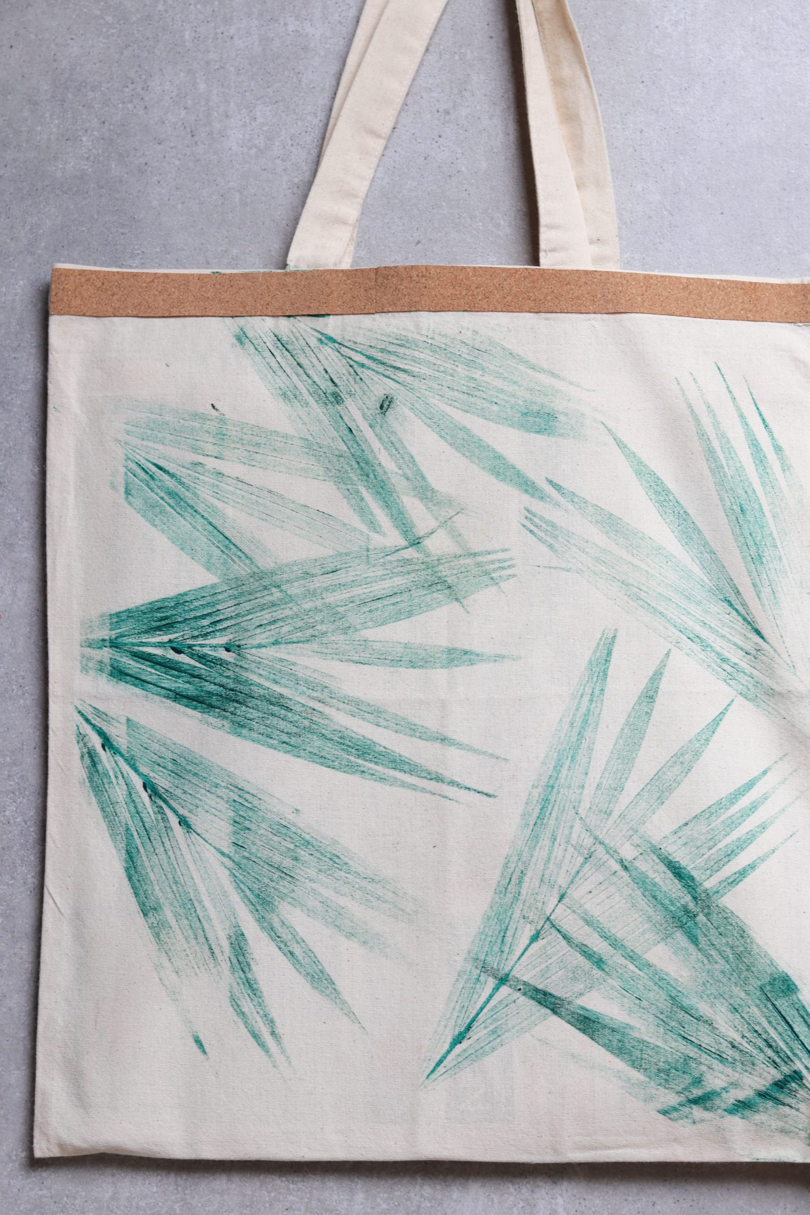 Tasche mit Botanikdruck