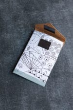 Kleines Etui aus Toilettenpapierrolle