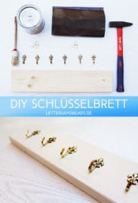 DIY Schlüsselbrett