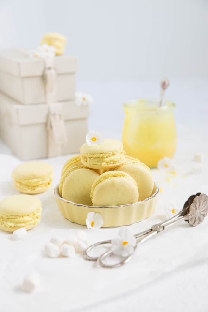 „Macarons mit einer Schokoladen-Zitronen-Ganache!“ [Göttlich]