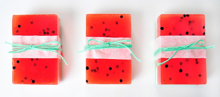 DIY Wassermelonenseife