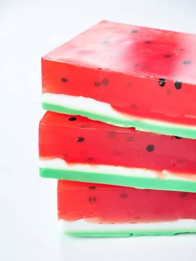 DIY Wassermelonenseife