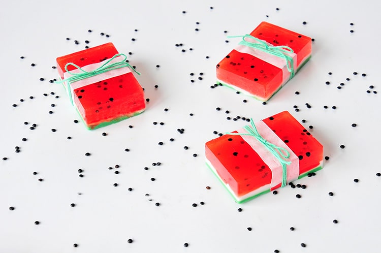 DIY Wassermelonenseife