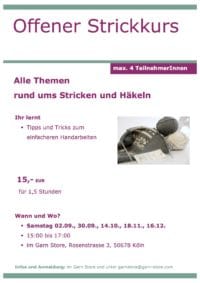 Offener Strickkurs