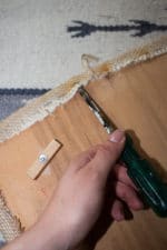 Gepolsterten Sessel neu beziehen