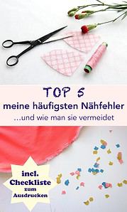 TOP 5: meine häufigsten Nähfehler
