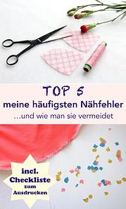 TOP 5: meine häufigsten Nähfehler