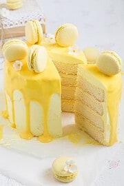 „Zitronentorte mit Macarons!“ [So schmeckt der Sommer]