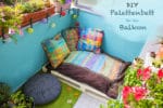 Upcycling – Sitzecke auf dem Balkon