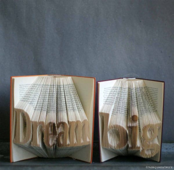 3D Book Art - Bücher falten