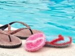 Häkelanleitung Flip-Flop-Spülschwamm