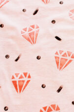 DIY T-SHIRT BEMALEN MIT DIAMANT-KUPFER-PRINT