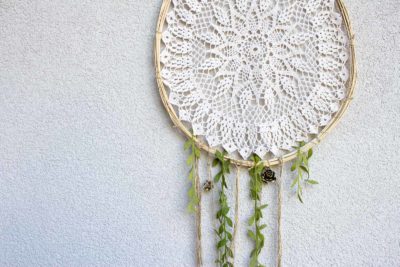 DIY Traumfänger Wanddeko