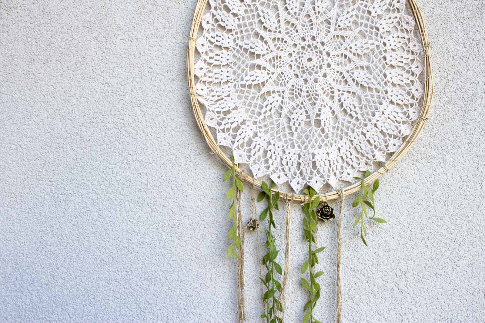 DIY Traumfänger Wanddeko