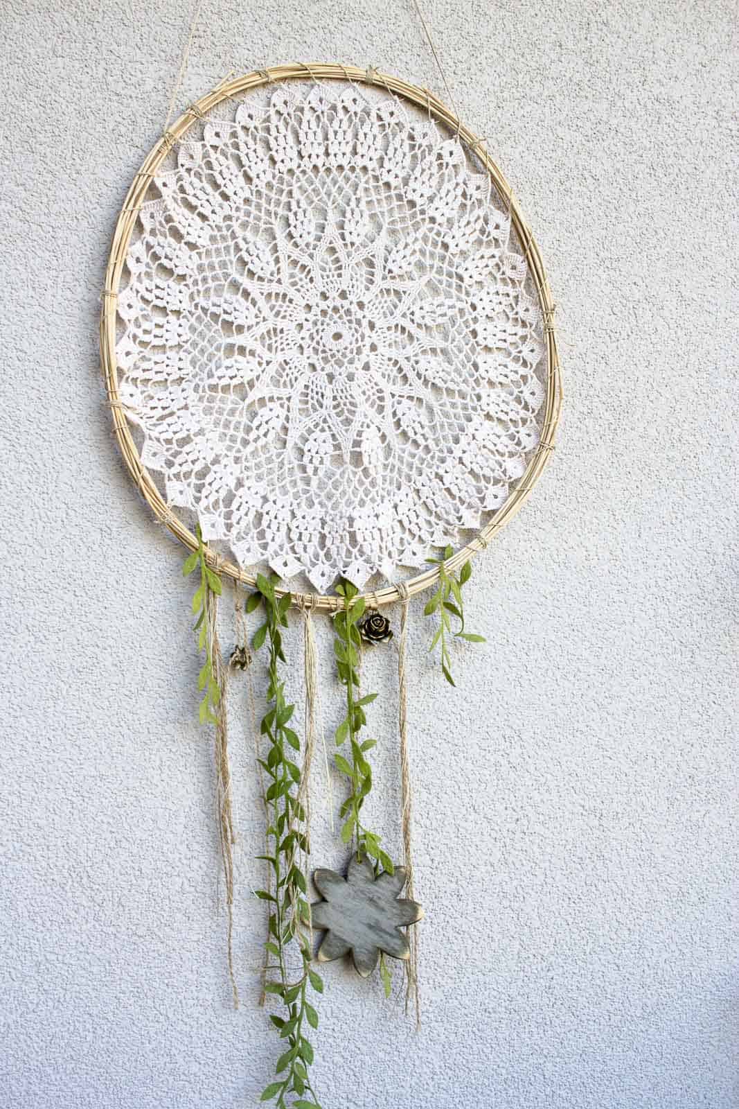 DIY Traumfänger Wanddeko