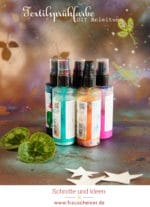 Galaxy Style mit Textilsprühfarben