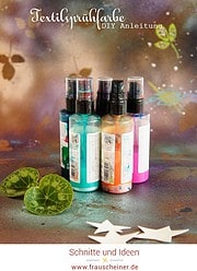 Galaxy Style mit Textilsprühfarben