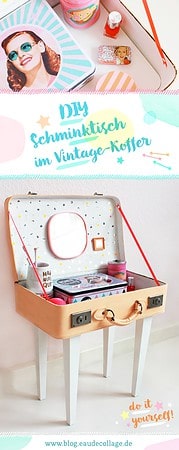 DIY KOFFERTISCH SELBER BAUEN / SCHMINKTISCH AUS EINEM VINTAGE-KOFFER