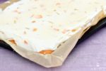 Fantakuchen mit Pfirsich-Schmandcreme