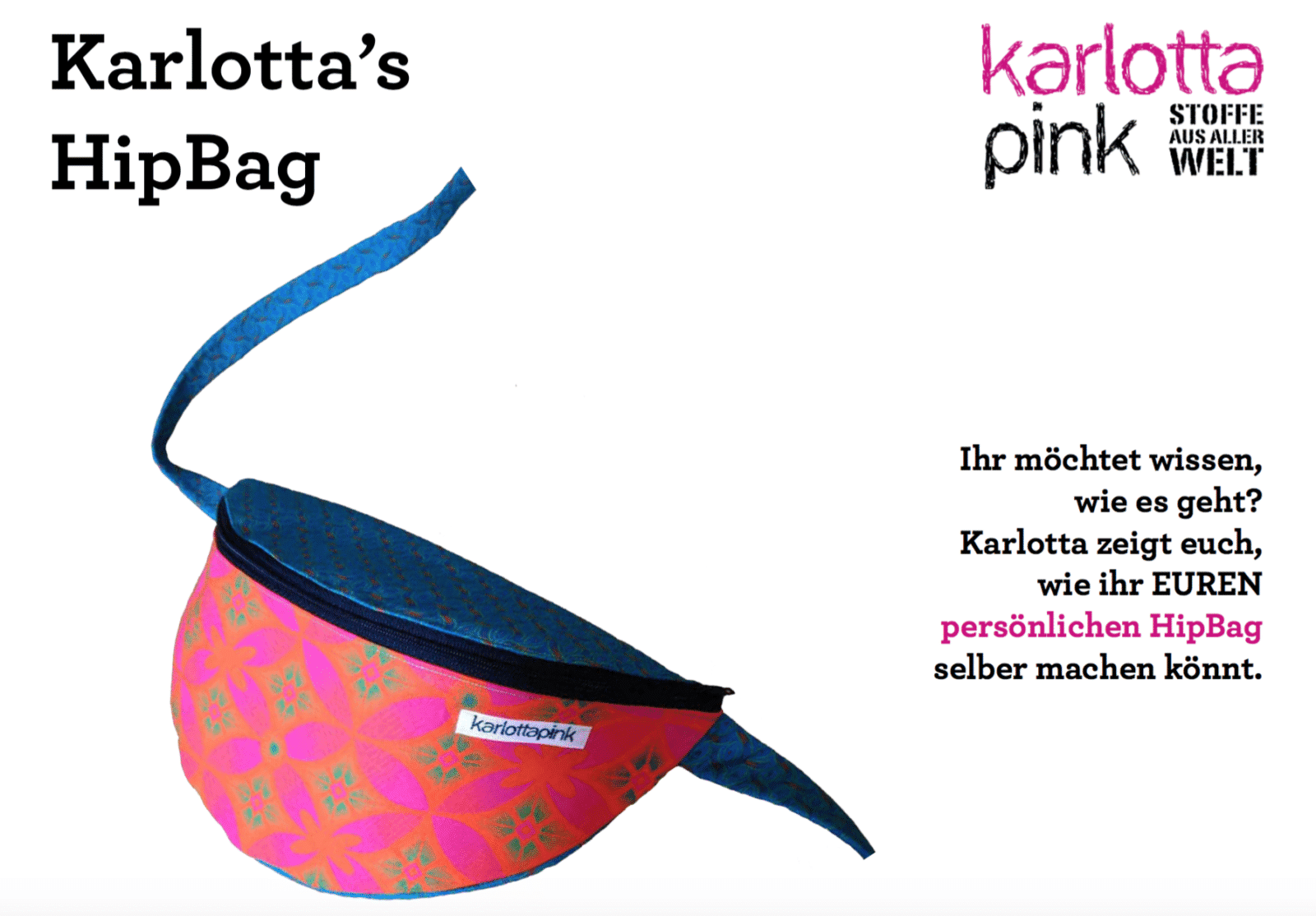 Anleitung für HipBag – Hüfttasche