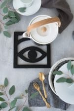DIY Topfuntersetzer: Olle Eksell Auge