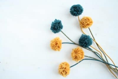 Pom Pom Blumen | DIY für den Boho summer