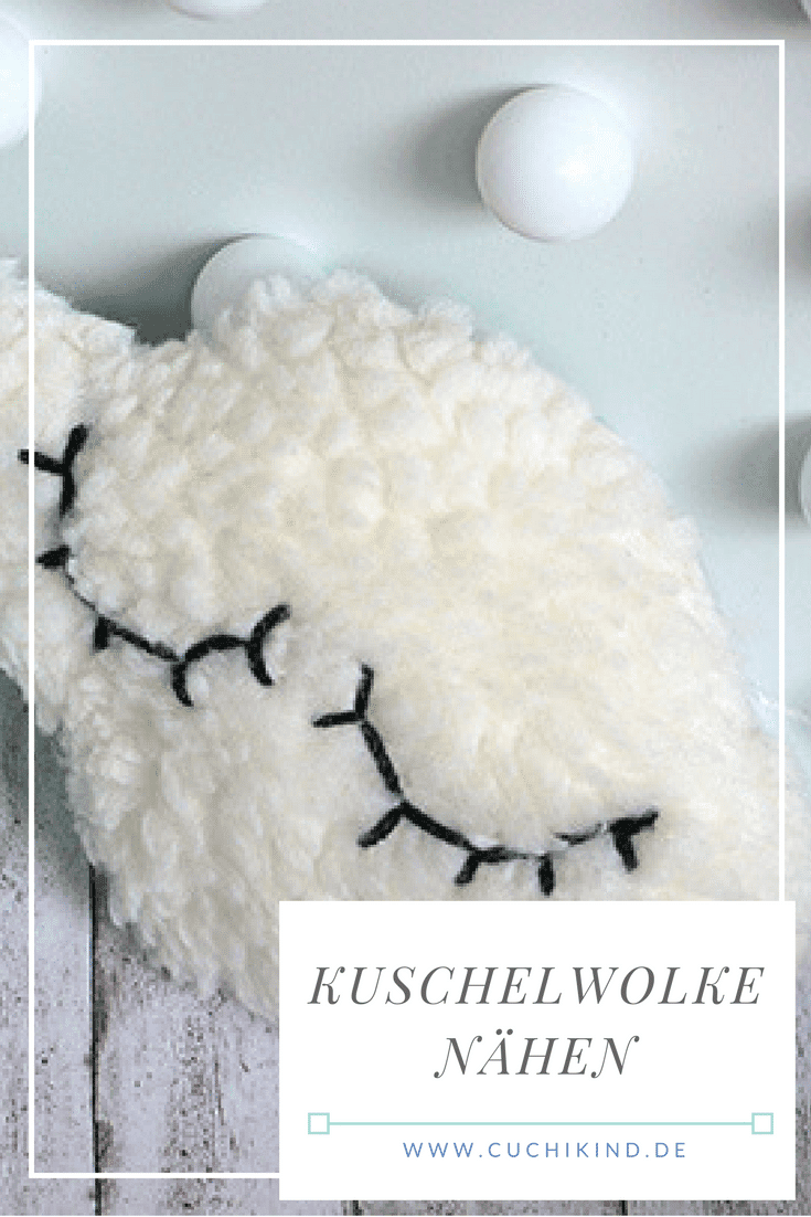 Nähen mit Kindern: Kuschelwolke