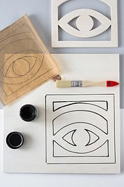 DIY Topfuntersetzer: Olle Eksell Auge