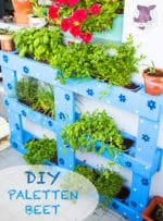 Upcycling – Kräuterbeet aus Palette