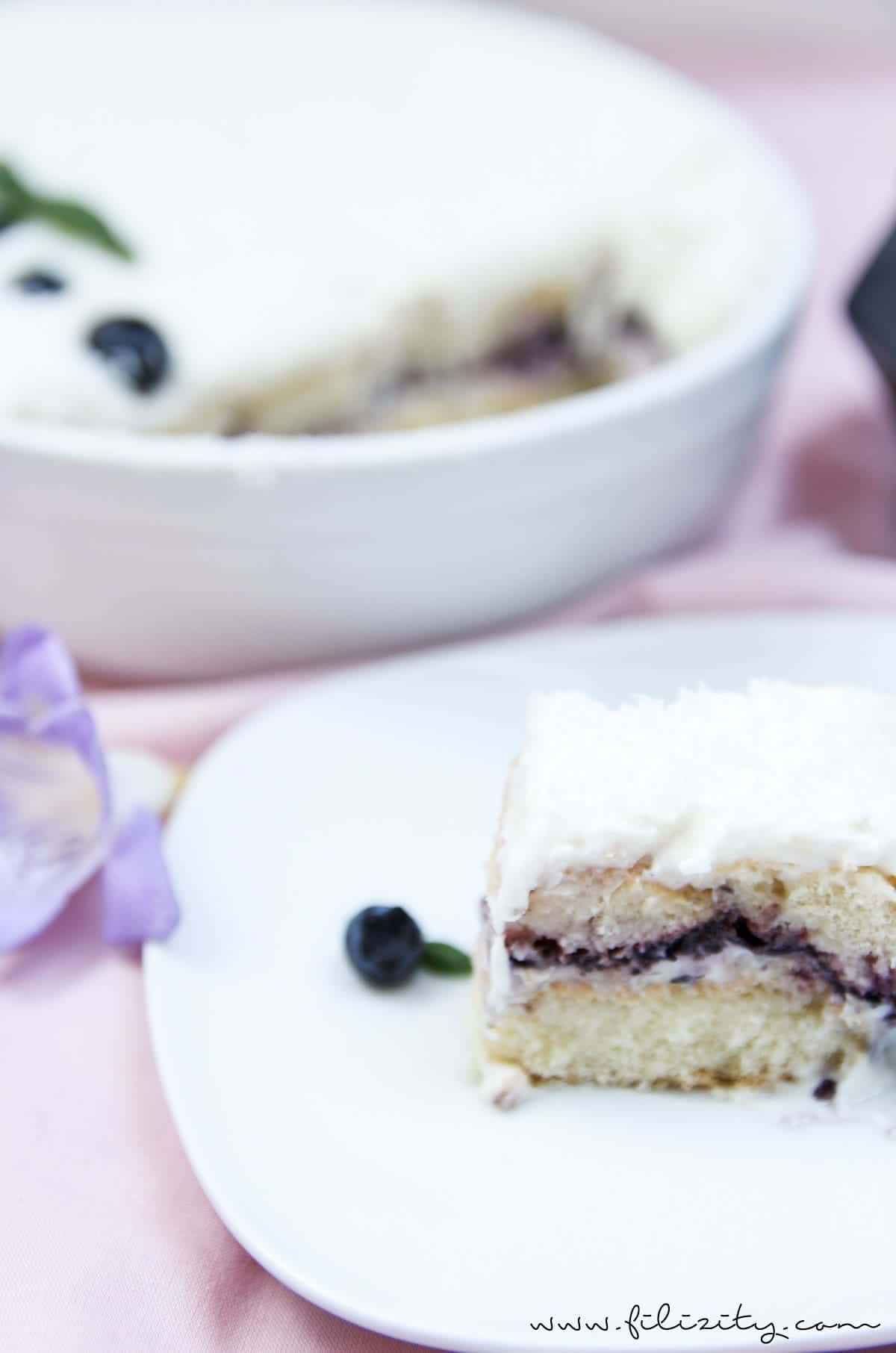 Blaubeer-Kokos-Tiramisu