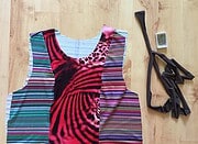 Ausschnitte mit Jerseystreifen versäubern