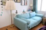 Stehlampe mit Seil-Lampenschirm – eine fast DIY-Never-Ending-Story