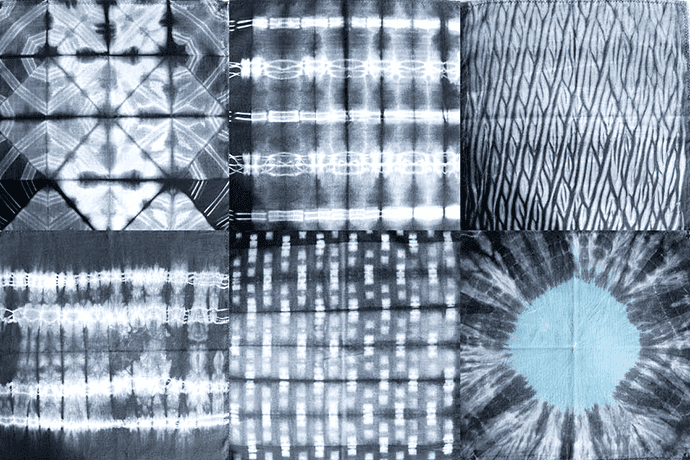 Shibori Stoffservietten