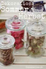 Tisch Dekoration: Sommer trifft Herbst