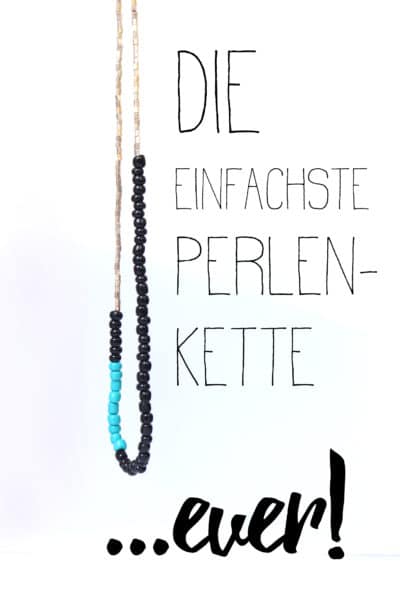 Die einfachste Perlenkette ...ever!