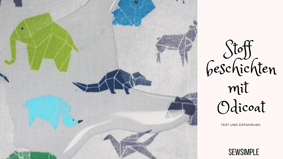 Stoff beschichten mit Odicoat | Test und Erfahrung